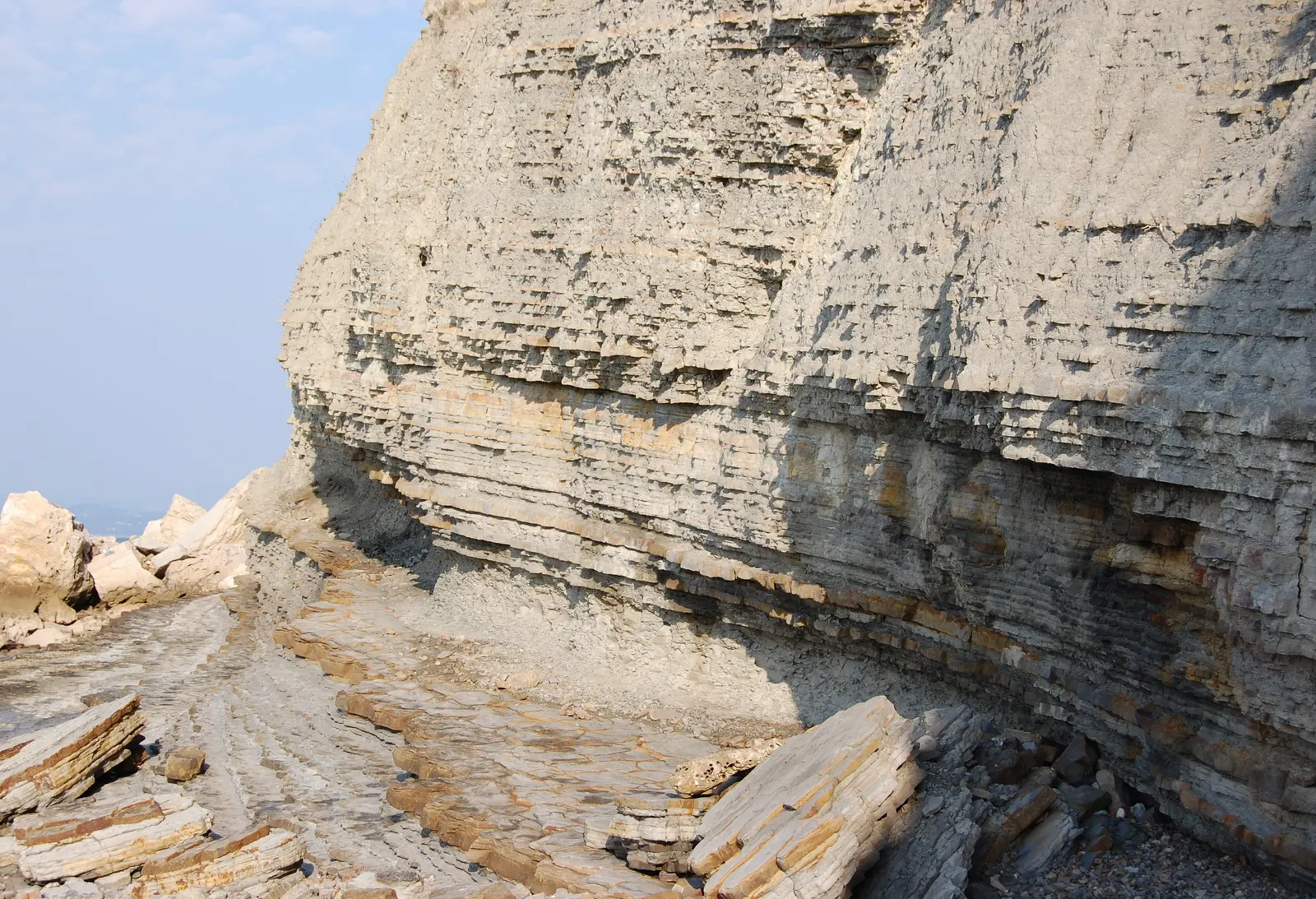 Strunjan cliffs on the Slovenian coast